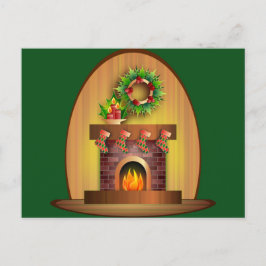 クリスマスお祝い ポストカード