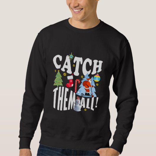 クリスマスお祝いTシャツ スウェットシャツ (正面)
