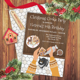 クリスマスお菓子作りパーティ 招待状