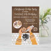 クリスマスお菓子作りパーティ 招待状 (スタンド正面)