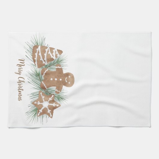 クリスマスお菓子 キッチンタオル (横)