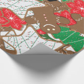 クリスマスお菓子 ホリデー包装紙 ラッピングペーパー (角)