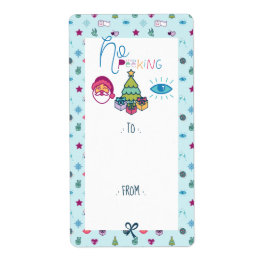 クリスマスからクリスマスまでのおもしろいの絵文字のピークなし ラベル