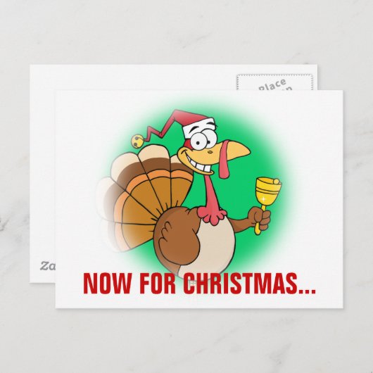 クリスマスからクリスマスまで休暇を過ごす シーズンポストカード (正面/裏面)