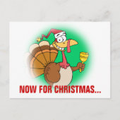 クリスマスからクリスマスまで休暇を過ごす シーズンポストカード (正面)