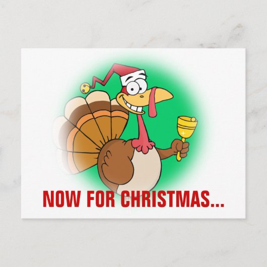 クリスマスからクリスマスまで休暇を過ごす シーズンポストカード (正面)