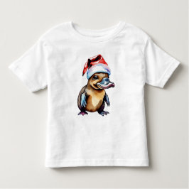クリスマスかわいいカモメ トドラーTシャツ