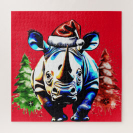 クリスマスかわいいサイ ジグソーパズル