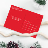 クリスマスかわいいサンタおもしろい小妖精や小人お洒落1枚 シーズンポストカード