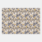 クリスマスかわいいスカンジウッドランド動物 ラッピングペーパーシート (正面2)