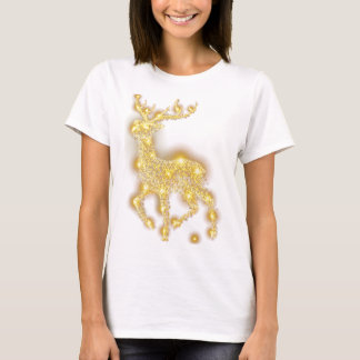 クリスマスかわいいトナカイ Tシャツ