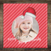 クリスマスかわいいフォトサンタハットお洒落 マグネット