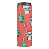 クリスマスかわいいフクロウサンタクロース タンブラー (裏面)