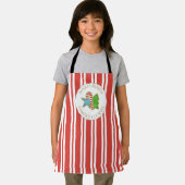 クリスマスかわいいベーキングお洒落カラフルCookie エプロン (インサイチュ)