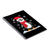 クリスマスかわいいペンギン ノートブック (右側)