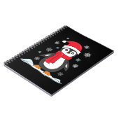 クリスマスかわいいペンギン ノートブック (左側)
