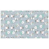 クリスマスかわいいモダン動物 テーブルクロス (正面(横))