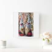 ****クリスマスかわいい仕上げ格言****時計 スクエア壁時計 (ホーム)