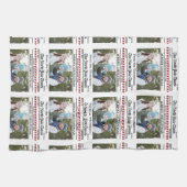 クリスマスかわいい写真お洒落新聞の柄 キッチンタオル (横)