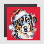 クリスマスかわいい子犬 (正面/裏面)