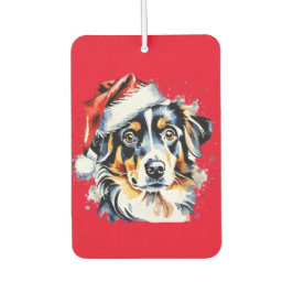 クリスマスかわいい子犬 カーエアーフレッシュナー