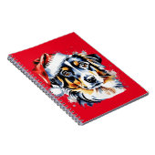 クリスマスかわいい子犬 ノートブック (右側)