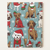 クリスマスかわいい子犬 プランナー手帳 (裏面)