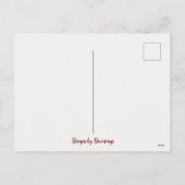 クリスマスかわいい格言になる シーズンポストカード (裏面)