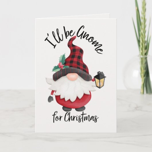 クリスマスかわいい格言に私が行く カード (正面)