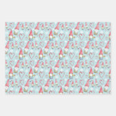 クリスマスかわいい格言を恋に ラッピングペーパーシート (正面2)