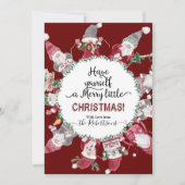 クリスマスかわいい格言ラブジョイピース写真 シーズンカード (正面)