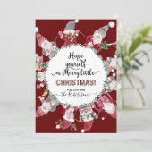 クリスマスかわいい格言ラブジョイピース写真 シーズンカード (スタンド正面)