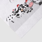 クリスマスかわいい牛ハッピーホリデー 薄葉紙 (詳細)