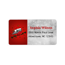 クリスマスかわいい赤ロビンバード