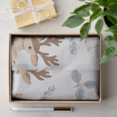 クリスマスかわいい鹿シリーズデザイン1 薄葉紙 (ギフト)