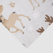 クリスマスかわいい鹿シリーズデザイン1 薄葉紙 (詳細)