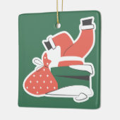 クリスマスかわいい セラミックオーナメント (左)