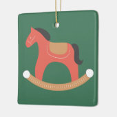 クリスマスかわいい セラミックオーナメント (左)