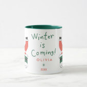 クリスマスかわいい マグカップ (中央)