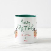 クリスマスかわいい マグカップ (中央)