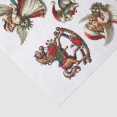 クリスマスかわいらしのフッシーのカット 薄葉紙 (詳細)