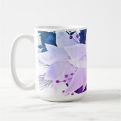 クリスマスかわいらしの花 コーヒーマグカップ (左)