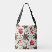 クリスマスかわいらしの表現バッグ クロスボディバッグ (正面)