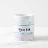 クリスマスかわいらしの雪片 コーヒーマグカップ (中央)