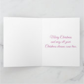 クリスマスかわいらしコテージでピンクピグ カード (内部)