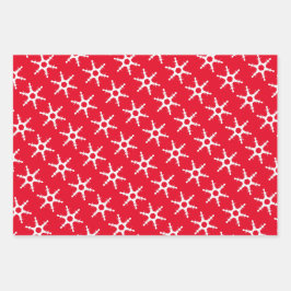 クリスマスかわいらしデザイン ラッピングペーパーシート