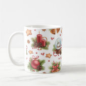 クリスマスかわいらしマグカップ コーヒーマグカップ (左)