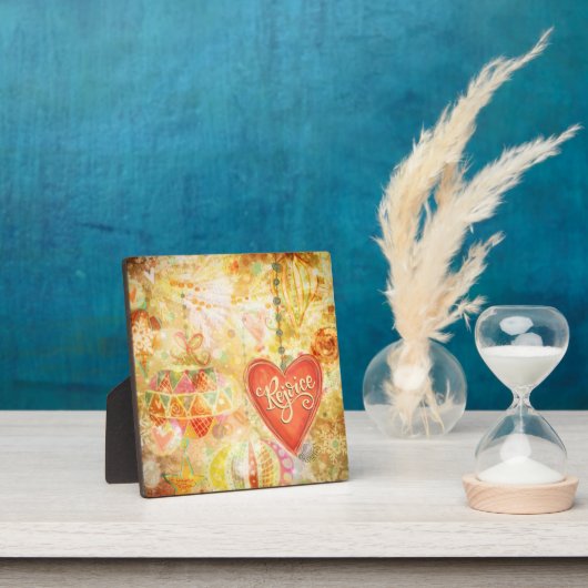 クリスマスかわいらし装飾品のインスピレーションを楽しむ フォトプラーク (インサイチュ)