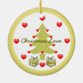 クリスマスか結婚記念日 セラミックオーナメント (裏面)