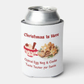クリスマスがやってきた！エッグノッグとクッキーの味テスター 缶クーラー (缶正面)